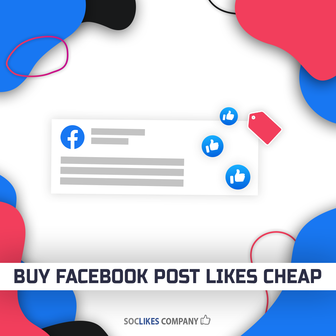 Buy Facebook post likes cheap-Soclikes