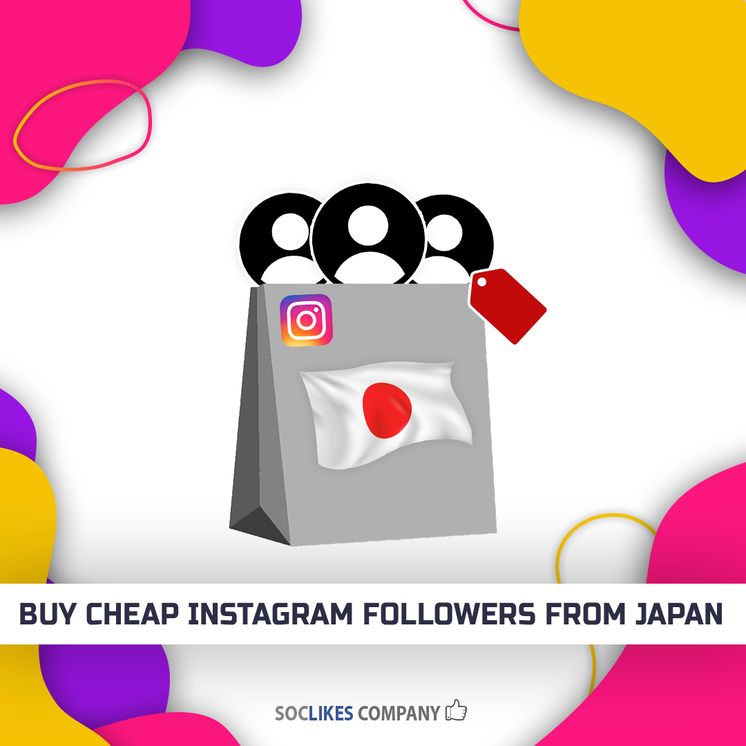 Buy cheap Instagram followers from Japan-Soclikes