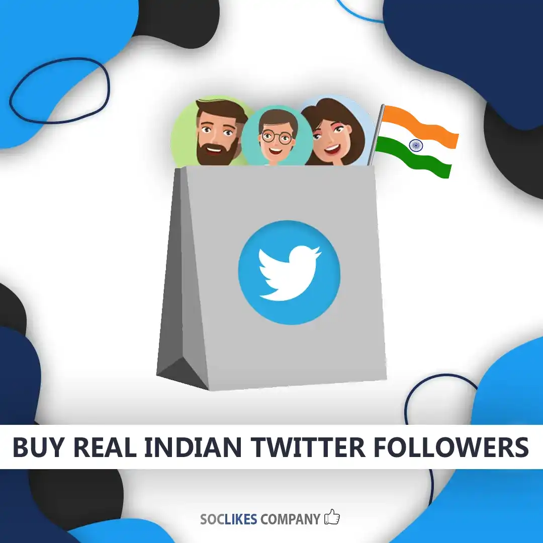 Buy real Indian Twitter followers-Soclikes