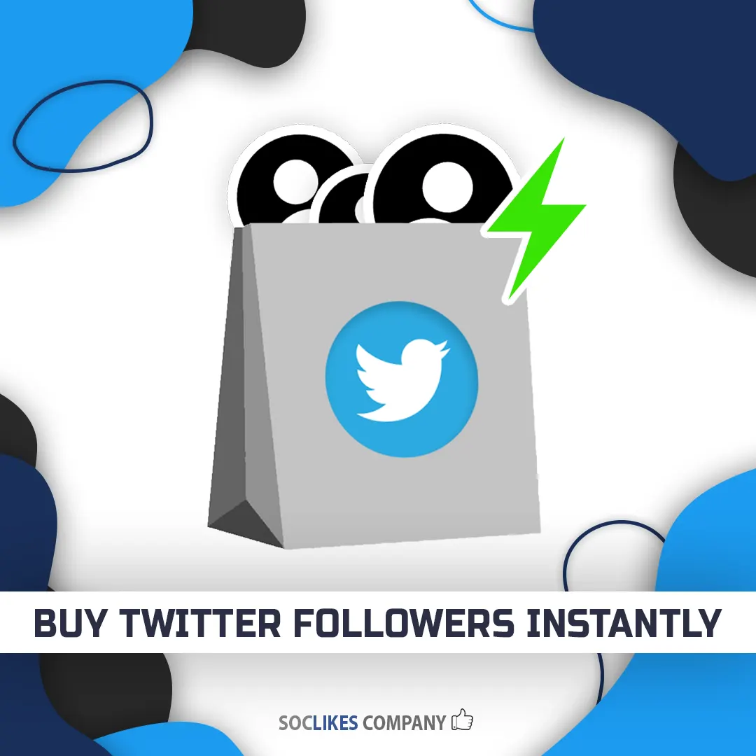 Buy Twitter followers instantly-Soclikes